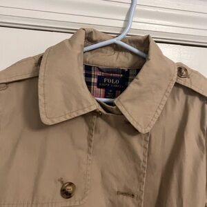 Girls Ralph Lauren tan Trench coat size 10